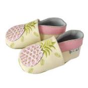 Chaussons en Cuir Souple - Ananas - LAIT ET MIEL - Bébé et Enfant