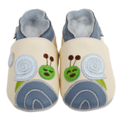 Chaussons en Cuir Souple - Dodo d'escargot - LAIT ET MIEL - Bb et Enfant