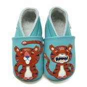 Chaussons en Cuir Souple - Tigreau - LAIT ET MIEL - Bb et Enfant