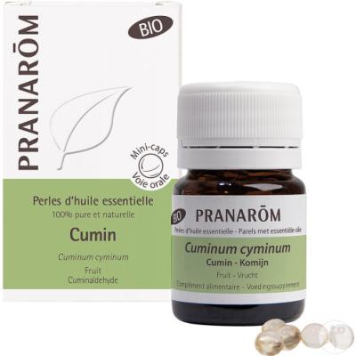 Perles d'Huile Essentielle Bio Cumin (Cuminum cyminum) PRANARÔM
