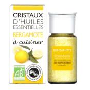 Cristaux d'Huiles Essentielles Bergamote  cuisiner AROMANDISE - Pot de 10grs