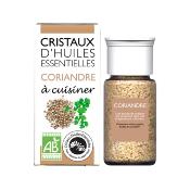 Cristaux d'Huiles Essentielles Coriandre  cuisiner AROMANDISE - Pot de 10 grs