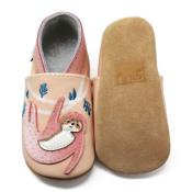 Chaussons en Cuir Souple - Paresseux - LAIT ET MIEL - Bébé et enfant