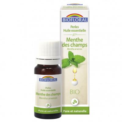 Perles d'Huile Essentielle Bio Menthe des Champs (Mentha Arvensis) BIOFLORAL