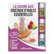 Coffret Livre et Cristaux d'Huiles Essentielles® à cuisiner AROMANDISE