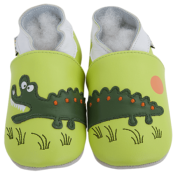 Chaussons en Cuir Souple - Croc'Savane - LAIT ET MIEL - Bébé et Enfant