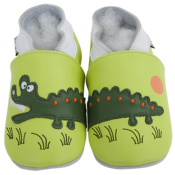 Chaussons en Cuir Souple - Croc'Savane - LAIT ET MIEL - Bb et Enfant