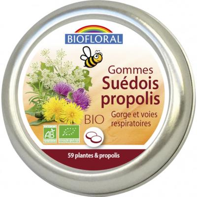 Gommes Suédois 59 Plantes & Propolis Bio BIOFLORAL