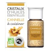 Cristaux d'Huiles Essentielles® Cannelle à cuisiner AROMANDISE - Pot de 10grs